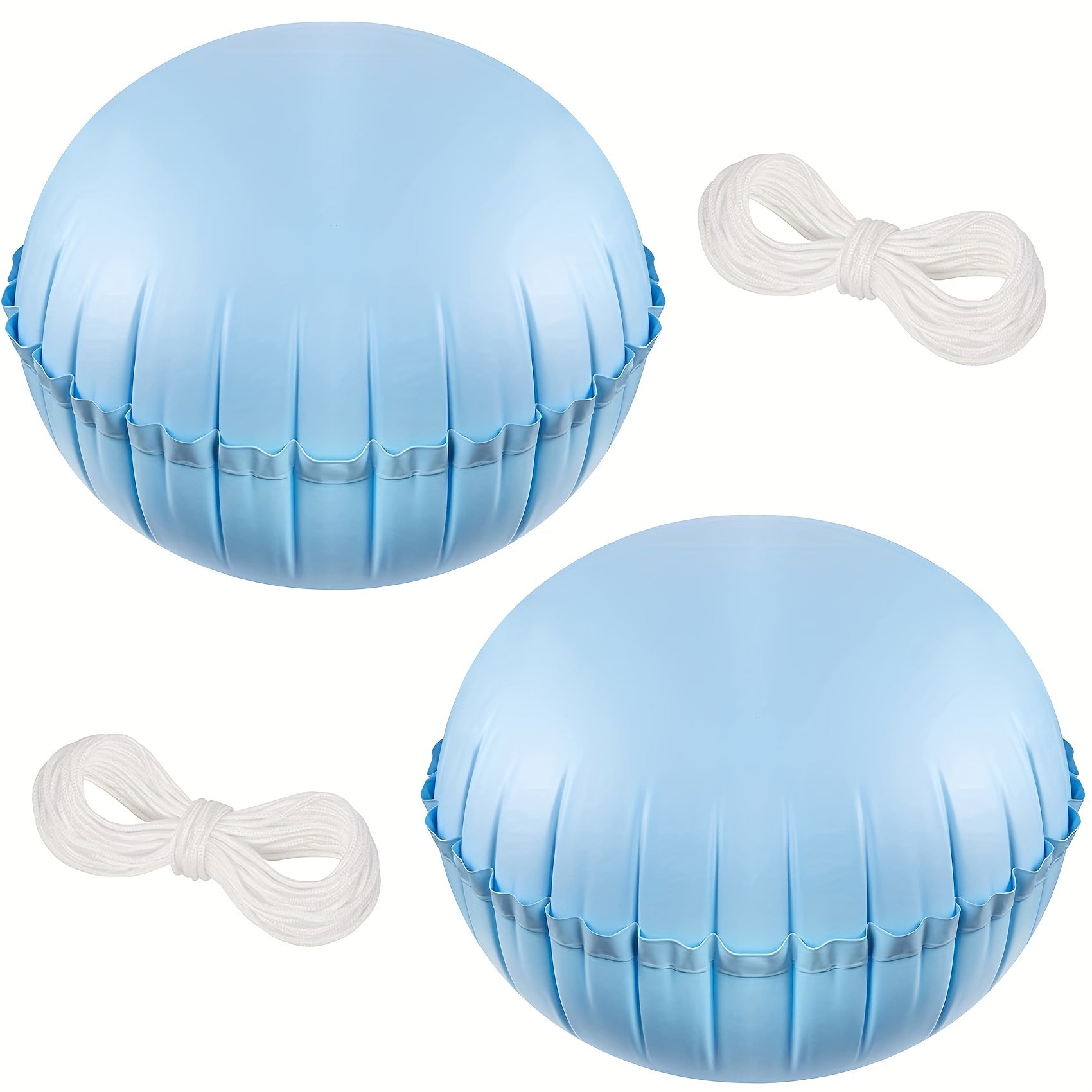 Winter Pool Air Pillows 2pcs 121 Dia Kit Ropes Ice Equalizer Support