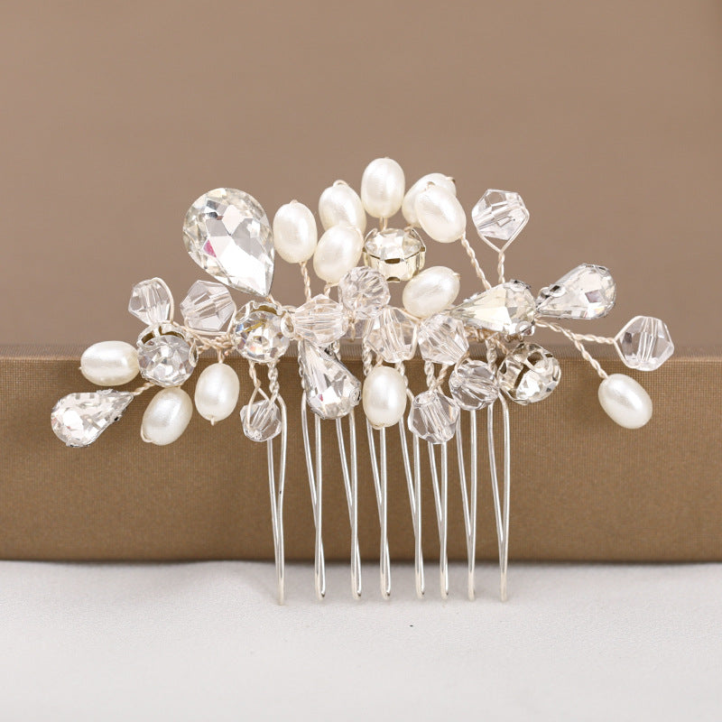 Crystal Bridal Hair Comb Rhinestone Wedding Headpiece