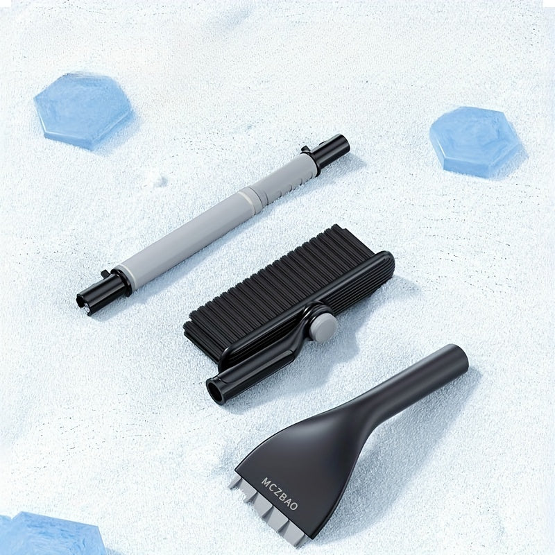 Retractable Snow Brush Ice Scraper Car Windshield Window Glass