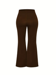  High Rise Flare Leg Pants