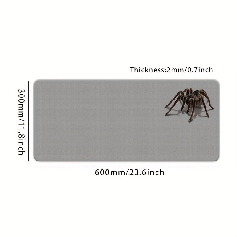 Spider Model Mouse Pad Large Office Gaming Desk Pad Non slip Rubber Mouse Pad