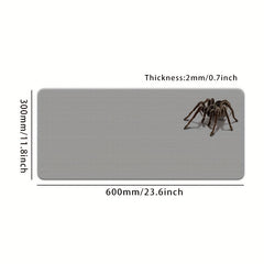 Spider Model Mouse Pad Large Office Gaming Desk Pad Non slip Rubber Mouse Pad