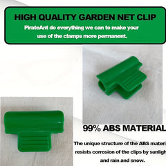 30 Greenhouse Clamps for Garden Support Frame Grow Tunnel Plant Cover