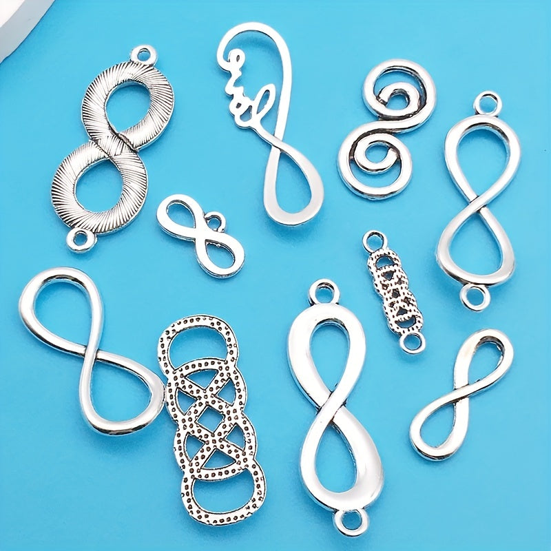 20pcs Zinc Alloy Charms Antique Silver Pendants for DIY Jewelry Making