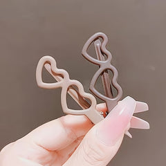 9pcs Geometric Brown Hair Clip Barrette Hair Accessories Women