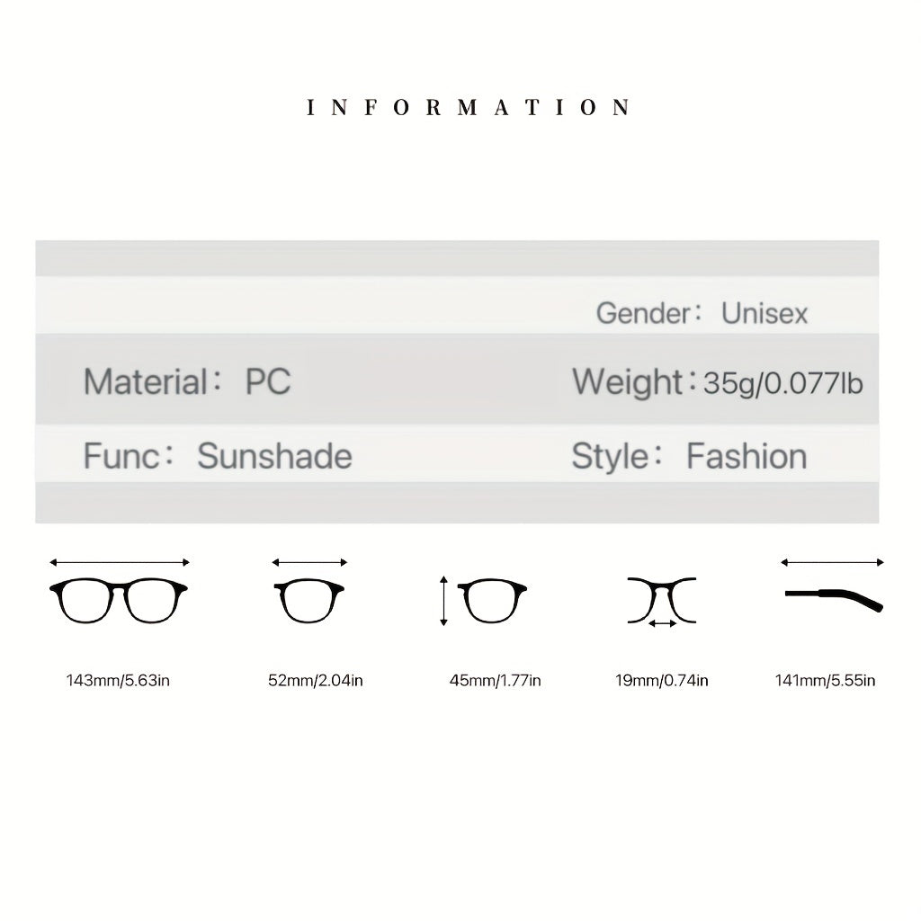 Y2K Polygon Sunglasses UV400 Sun Shades Glasses for Summer Beach