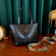 Vintage Bohemian Tote Bag Retro Handbag & Shoulder Purse