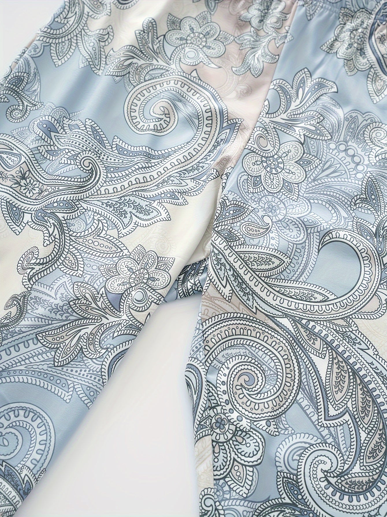  Boho Leggings Women's Plus Paisley Print High Stretch Skinny Leggings