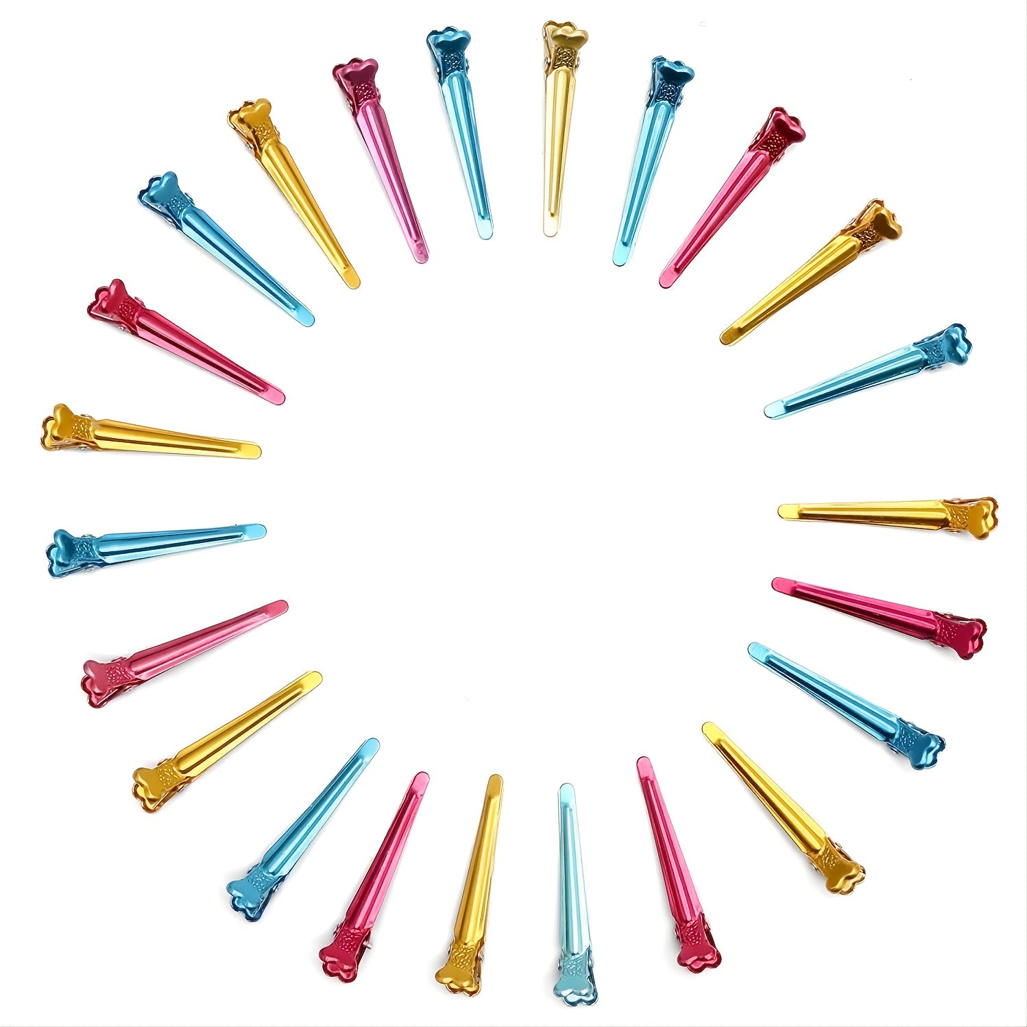 50pcs Hairpins Duckbill Thick For Hair Barber Clips Non Fixing Women Salon Slip