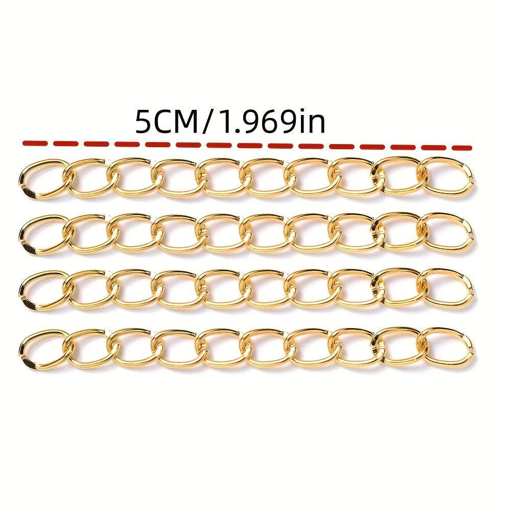 30pcs Bulk Bracelet Necklace Extension Chains 1.969in for DIY Jewelry Making