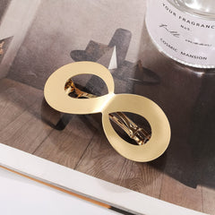 8 Shaped Hair Clip Metal French Barrette Hair Accessories