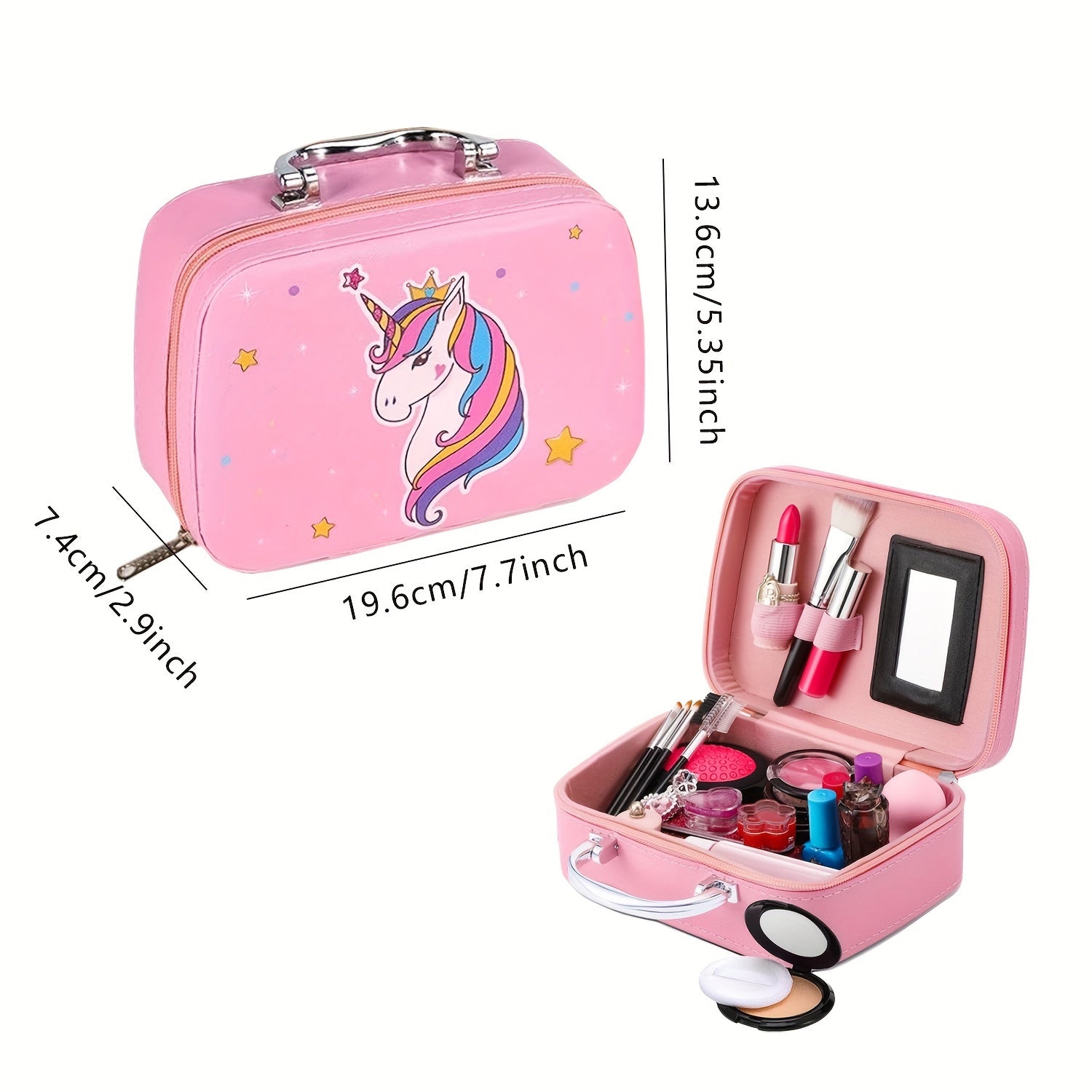 Unicone Suitcase with Makeup Kits for Girls
