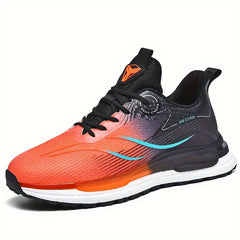 Ombre Shock Absorption Running Shoes Non Slip Lace Up Sneakers