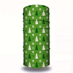Seamless Sports Mask Neck Gaiter Christmas Print