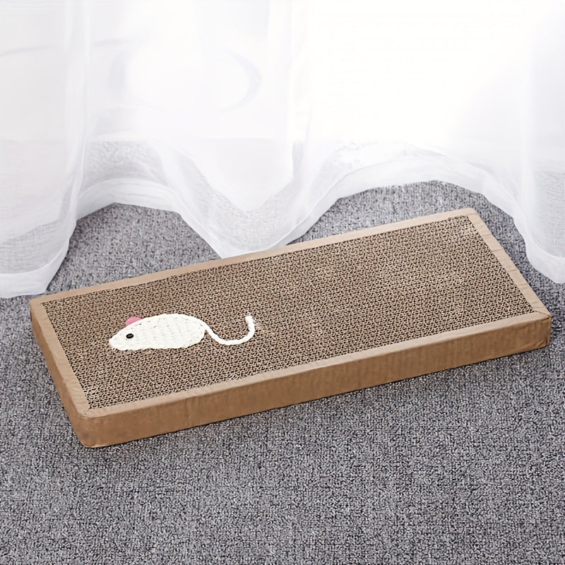 Durable Cat Scratcher Pad for Indoor Play and Claw Maintenance