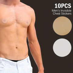 10pcs Men's Nipple Cover Stickers Invisible Protective Covers for Outdoor Sports