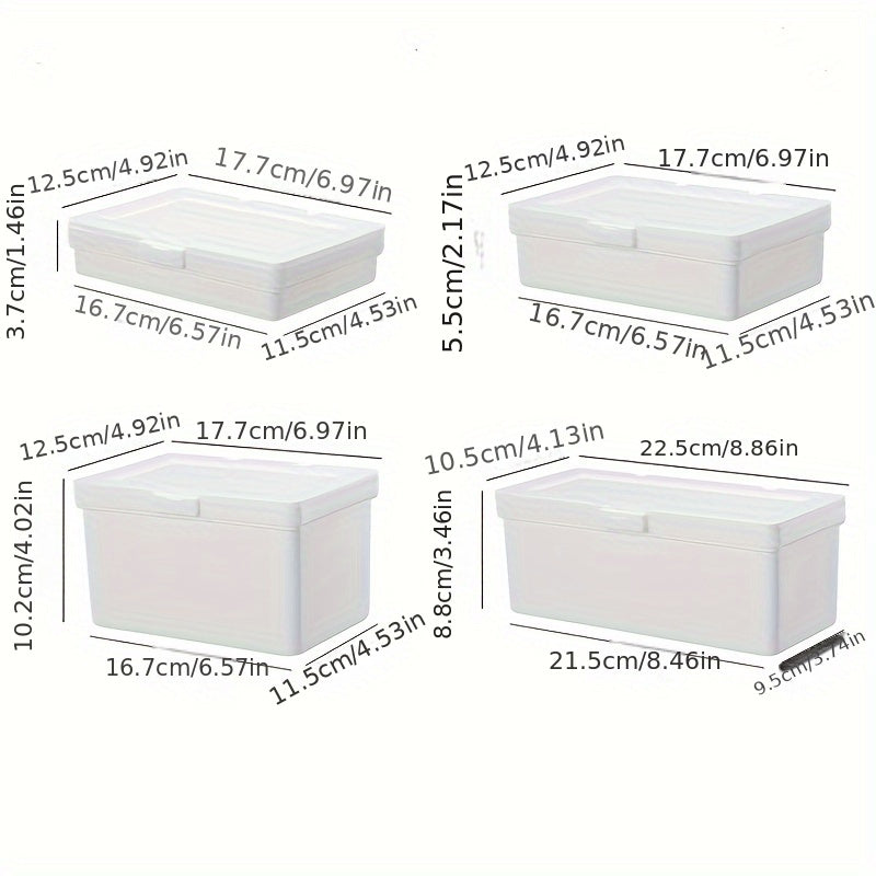 1PC Household Drawer Storage Box Stationery Sorting Box Mask Storage Case