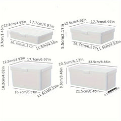 1PC Household Drawer Storage Box Stationery Sorting Box Mask Storage Case