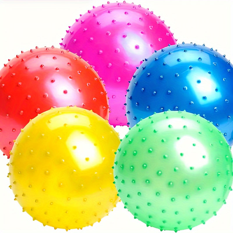 Spiky Massage Beach Ball, Stretchy Fun Favor, Christmas Gift in Random