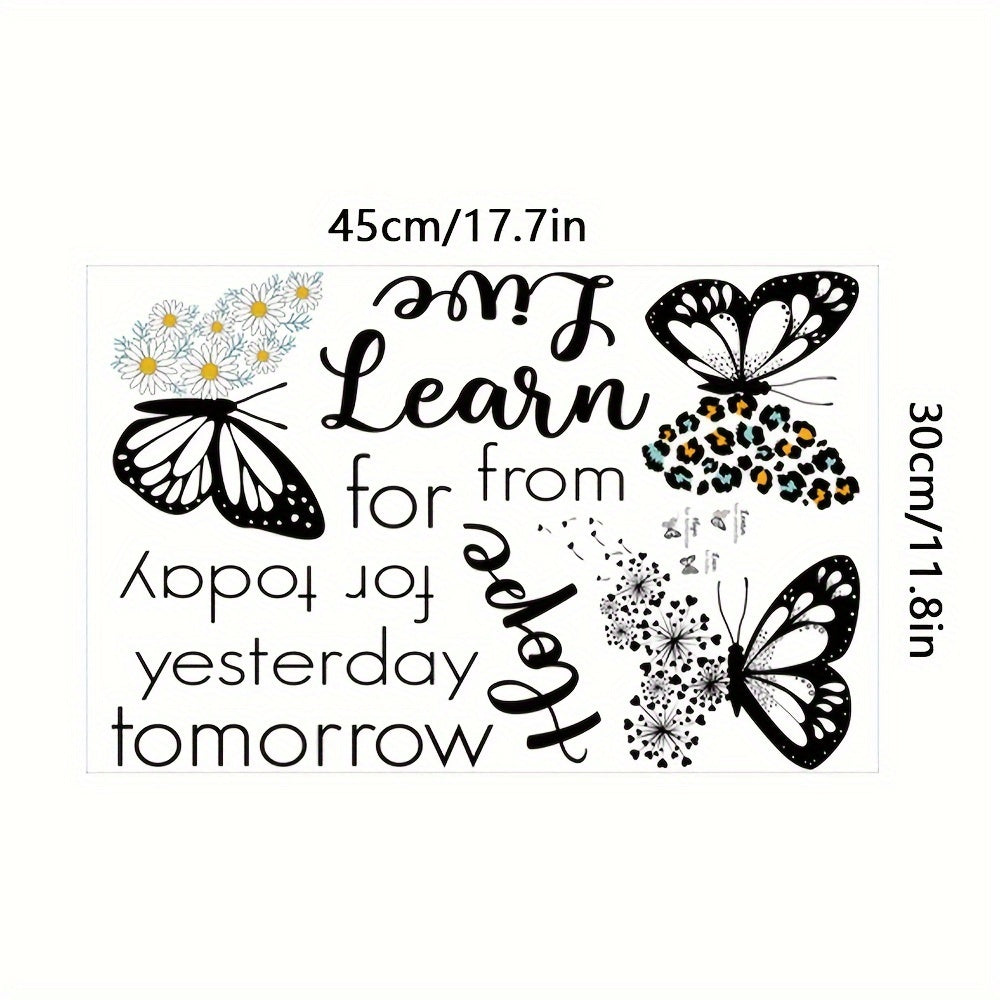 Butterfly Wall Sticker Inspirational Phrase 29 97 44 Winter Year