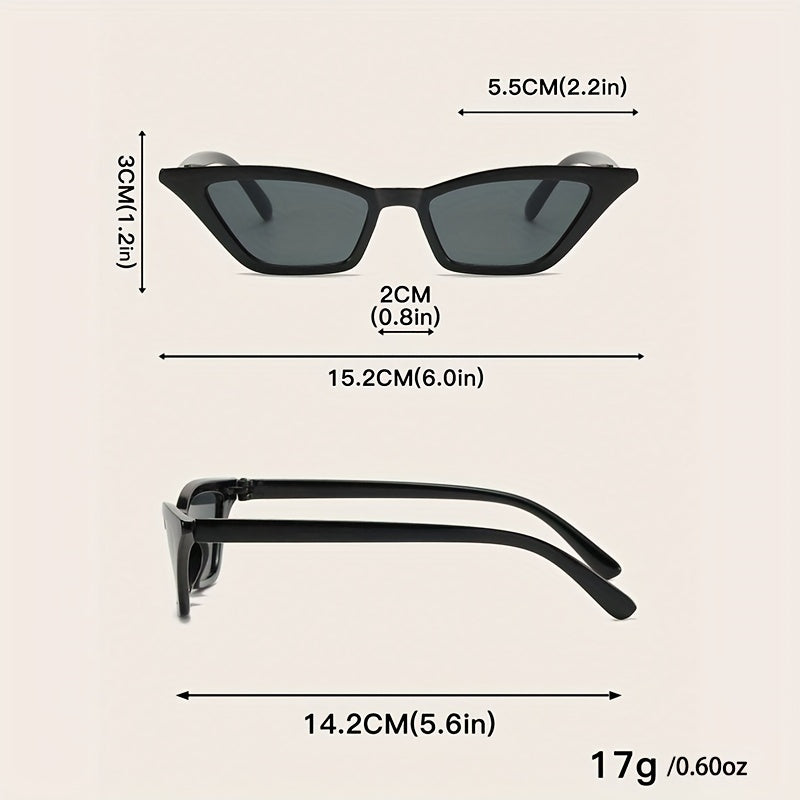 Y2K Cat Eye Sunglasses UV400 Sun Shades Glasses
