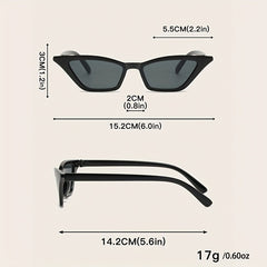 Y2K Cat Eye Sunglasses UV400 Sun Shades Glasses
