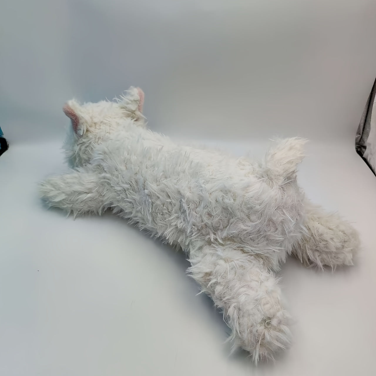 Realistic Dog Plush Toy Soft Polyester Mixed Colors Perfect Gift for Birthdays
