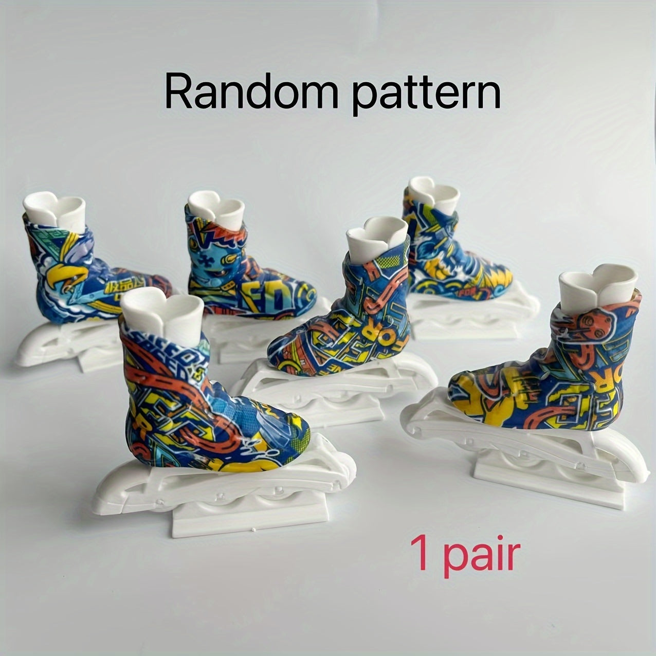 Mini Ice Skates Finger Skates Roller Toys Desktop Fingertip Skateboard