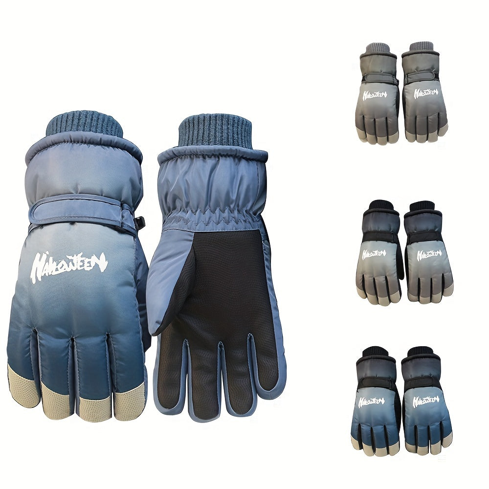 Unisex Skiing Gloves Waterproof & Windproof Snowboard Gloves