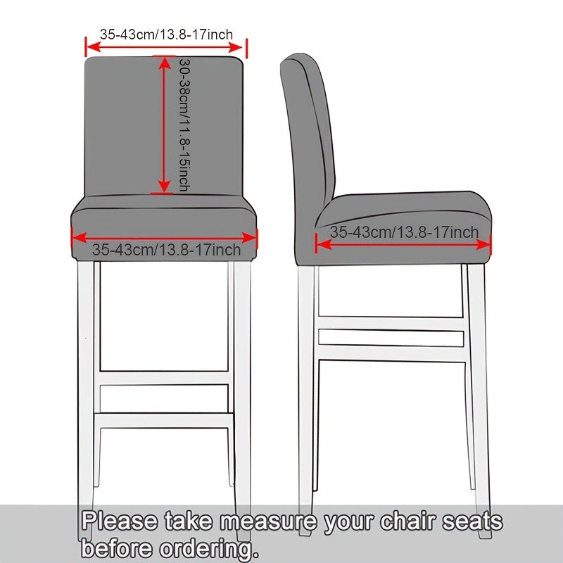 Stretch High Stool Cover Dining Chair Slipcover Protector