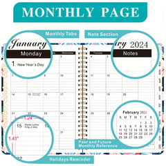 Planner 15 X 21 12 Months Daily Weekly Monthly Planner