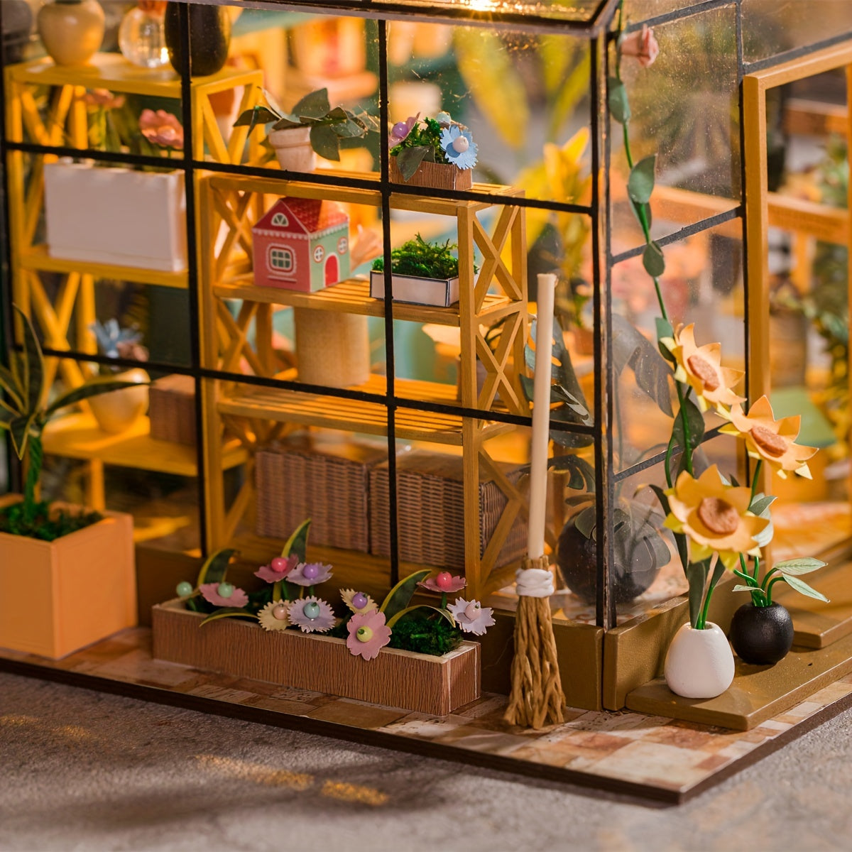 DIY Dollhouse Mini Kits 3D Puzzle Model Toys With Furniture Wooden Crafts