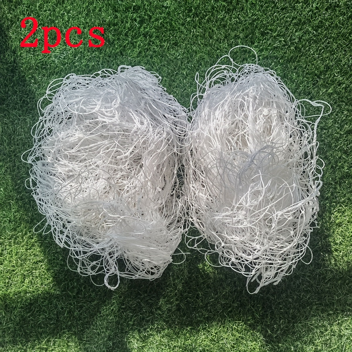 2pcs Football Goal Net Durable Replacement Net
