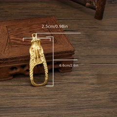 Chinese Dragon Head Keychain Retro Eagle Waist Hanging Buckle