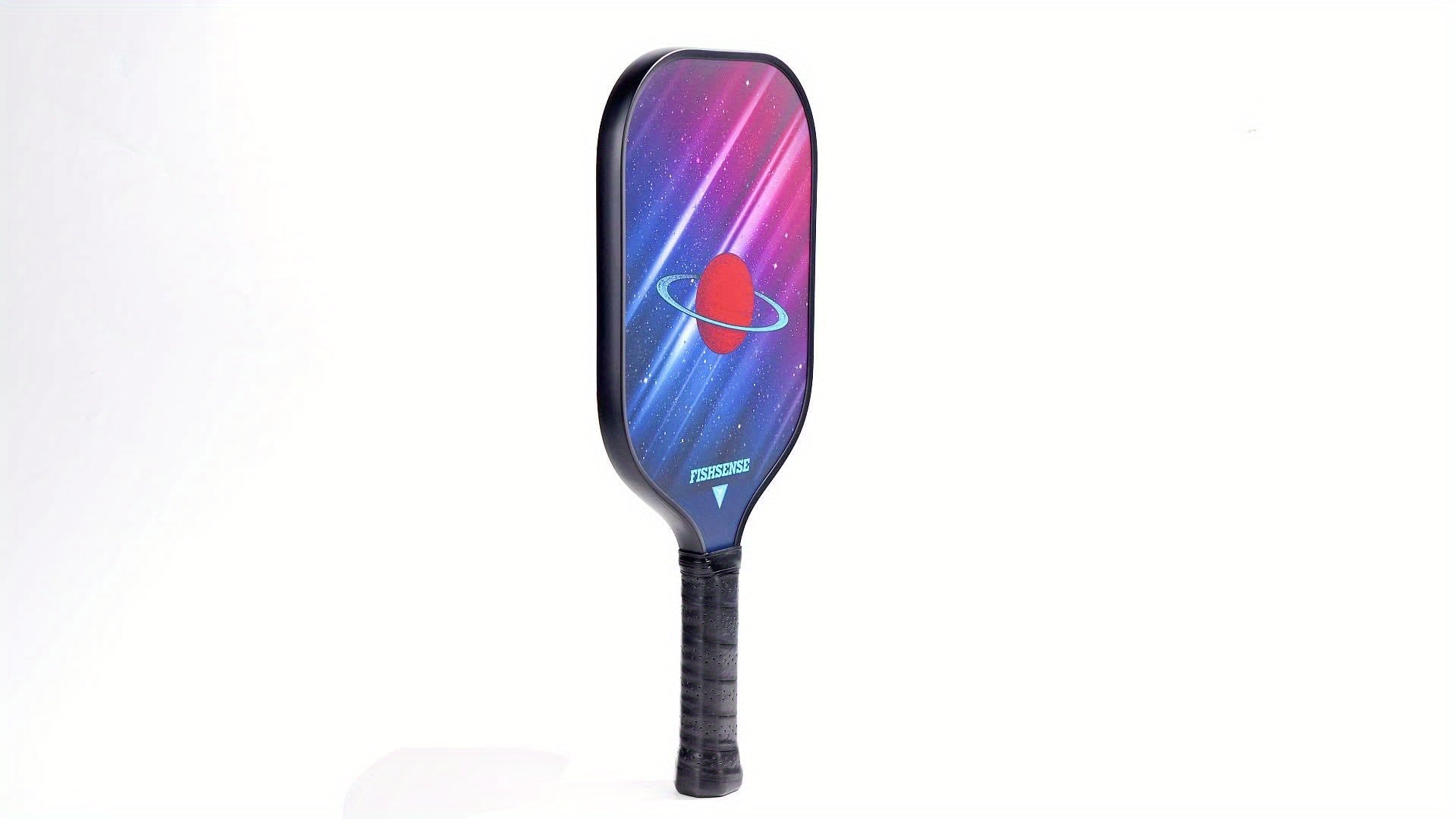 Carbon Fiberglass Pickleball Paddle Set - 2 Paddles, Balls, Grips, Storage