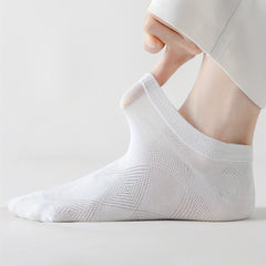 6 Pairs Argyle Ankle Socks Soft Lightweight Low Cut Women's Stockings