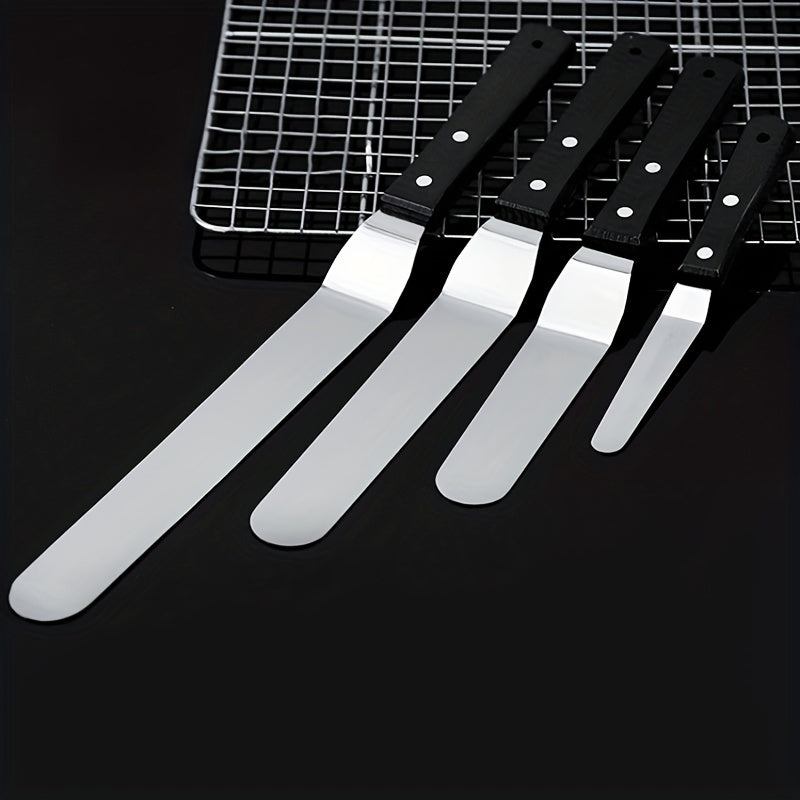 Stainless Steel Cake Spatula Set for Icing & Frosting