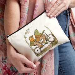 Frog Pattern Cosmetics Bag Toiletry Travel Storage Pouch