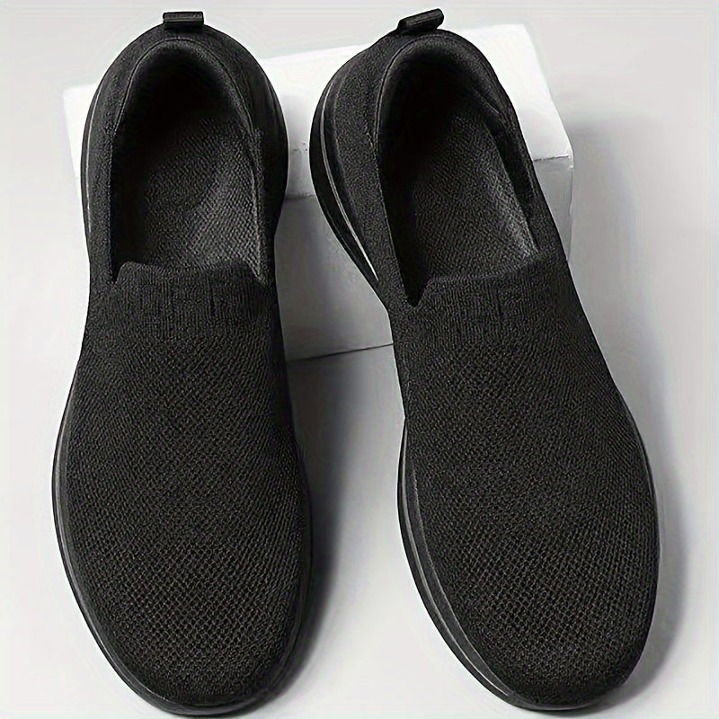 Men's Slip On Sneakers Comfy Non Slip Casual Soft Sole Shoes