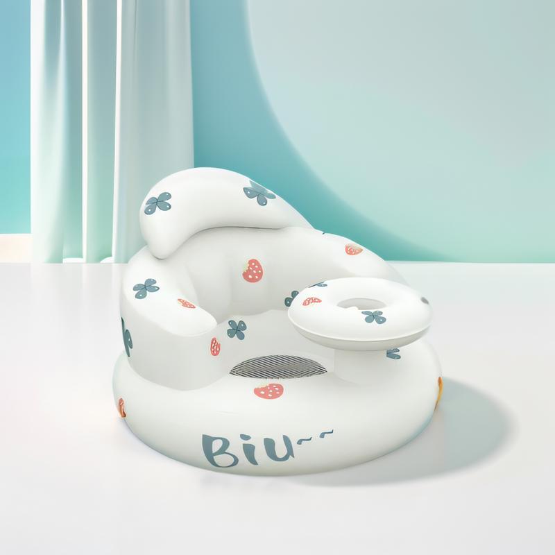 Kids Inflatable Learning Sofa Chair Portable Soft Comfortable Plastic