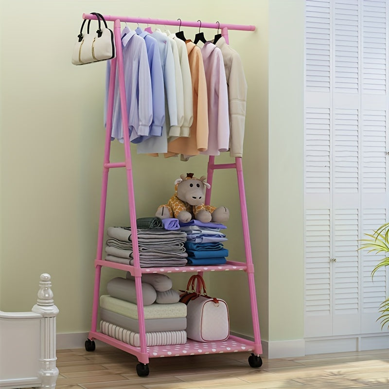 Movable Coat Rack Triangle Coat Rack