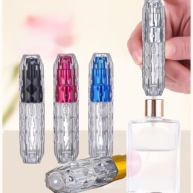 Transparent Diamond Shaped Spray Bottle 5ml
