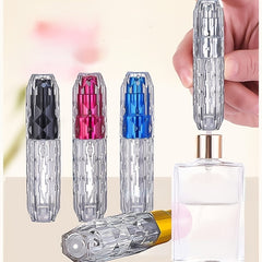 Transparent Diamond Shaped Spray Bottle 5ml
