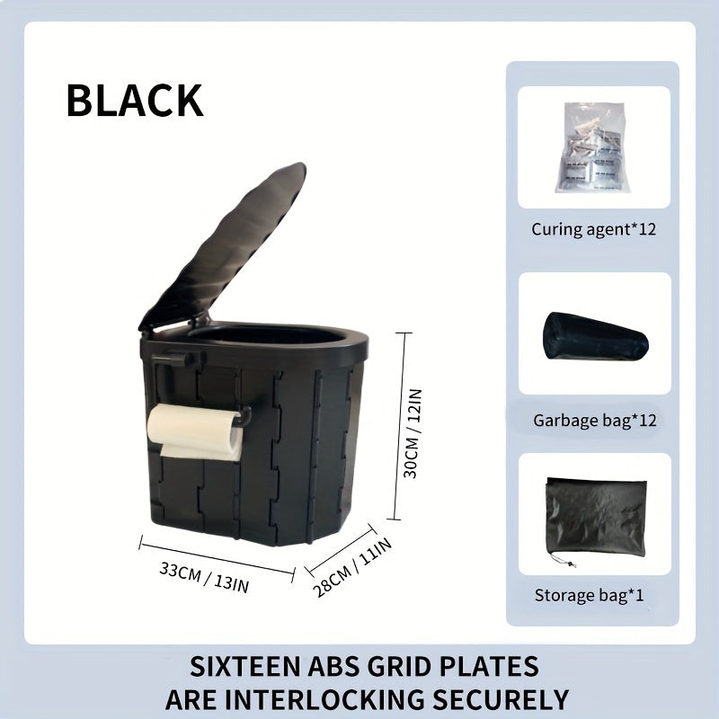 Portable Folding Mini Toilet for Outdoor Camping