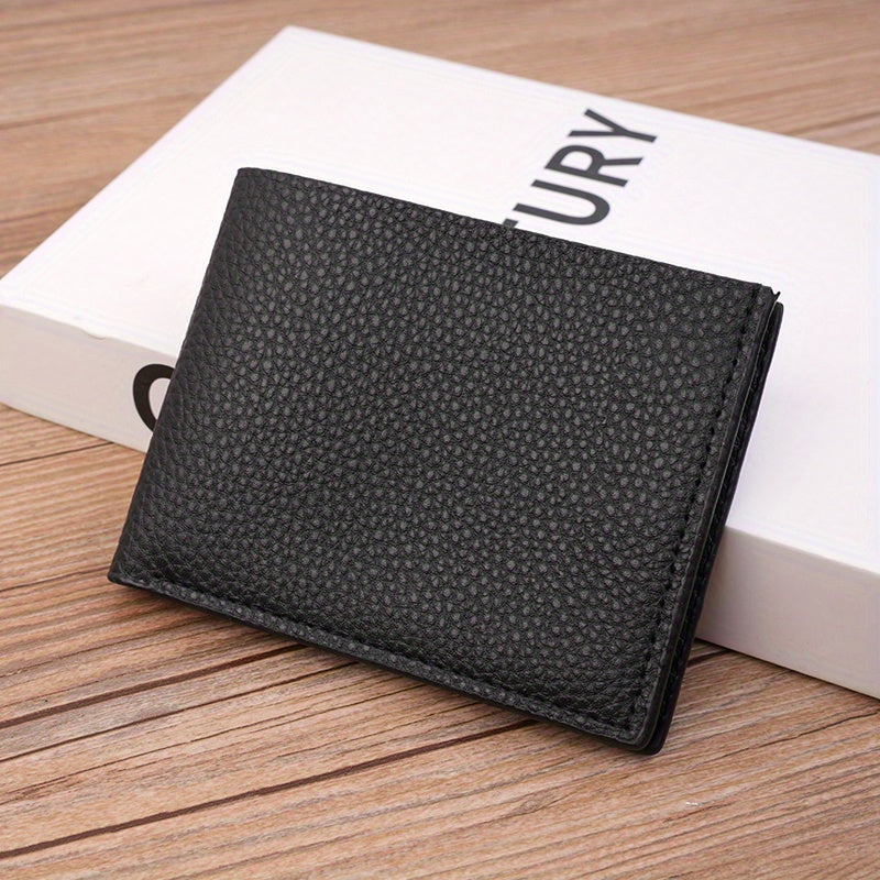 Men's Short Wallet Small Card Holder Integrated Wallet