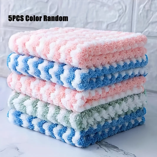 10pcs Microfiber Towels Reusable Cleaning Towels for Kitchen Bathroom Car Window
