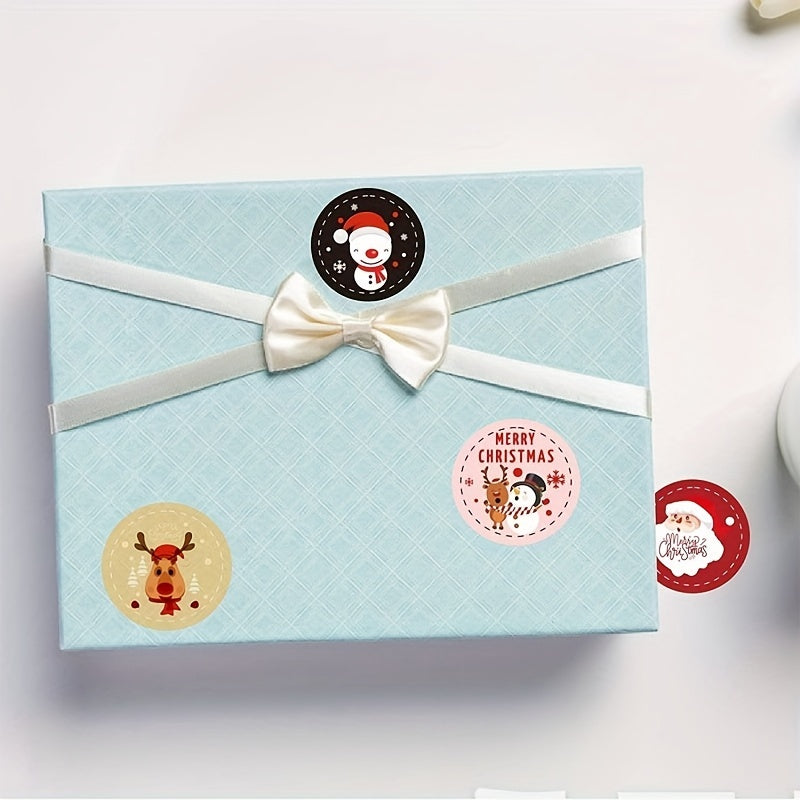 10 Sheets Christmas Decorative Adhesive Seal Labels Stickers