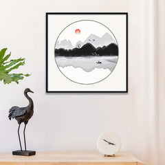 DIY Cross Stitch Kit Scenery Pattern Material Package Bedroom Decoration