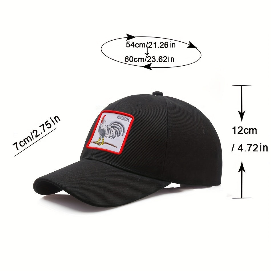 Male Animal Embroidery Summer Hat Outdoor Sports Baseball Cap