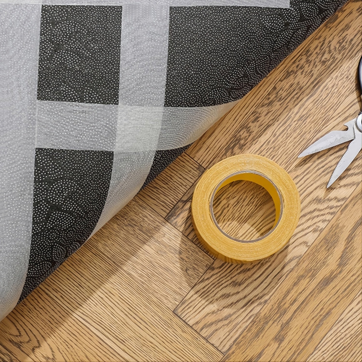 Yellow 10M Multifunctional Adhesive Cloth Tape - Strong Non-marking Tape